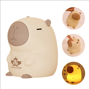 Capybara Silicone Tap Control Night Light